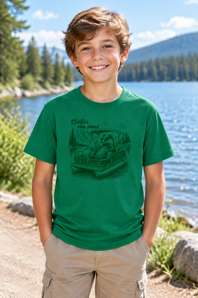 Child wearing the Chillin the most tee