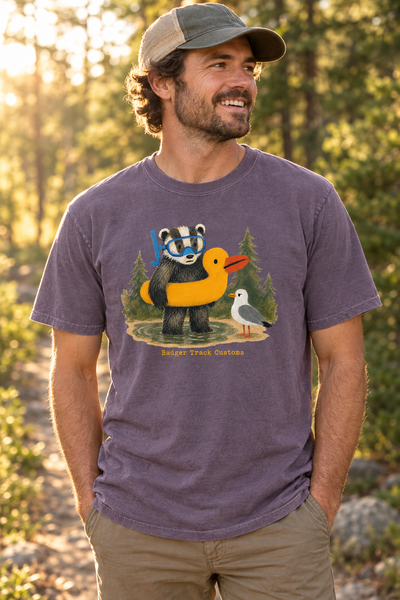 Shirt on a wooded trail