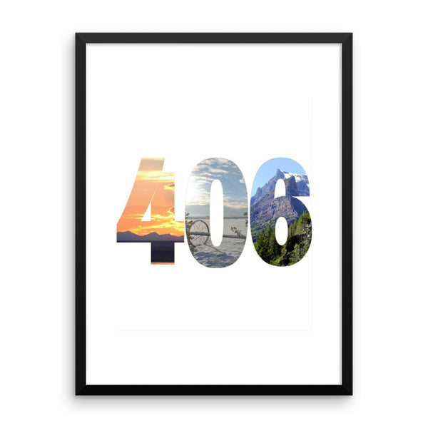 406 Photos Framed Poster